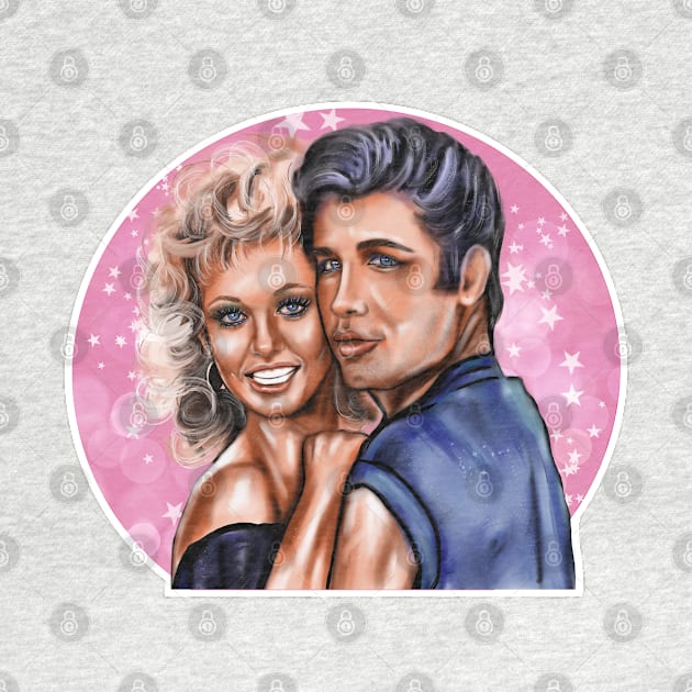 Olivia Newton-John, John Travolta by Svetlana Pelin